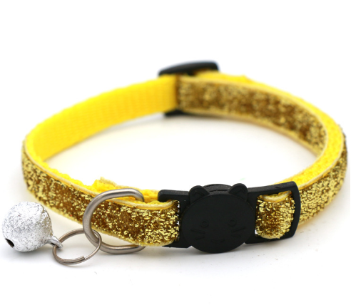 Kleurrijke & Verstelbare Kattenhalsband met Belletje