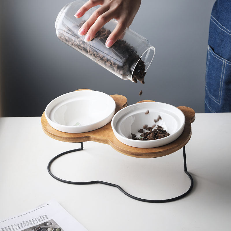 Ergonomische Voerbakhouder voor Katten