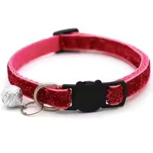 Kleurrijke & Verstelbare Kattenhalsband met Belletje