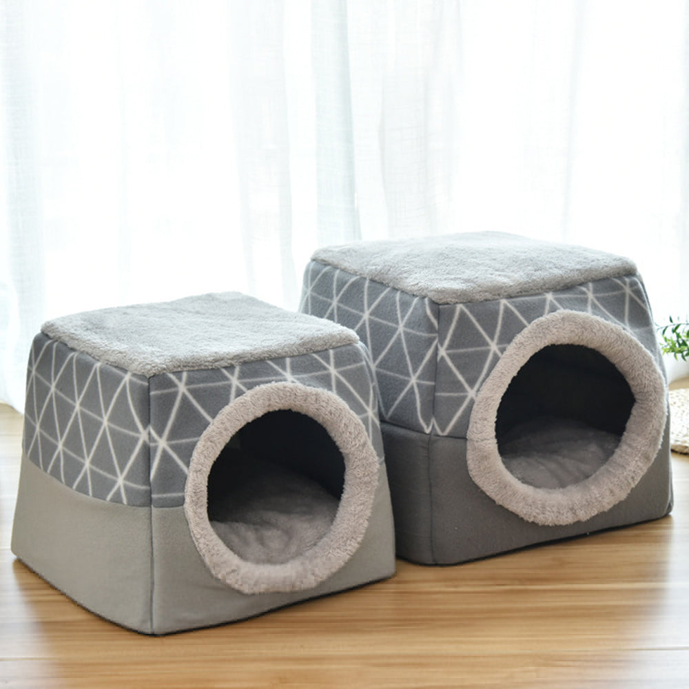 Luxe Huisdierenbed & Villa 2 in 1