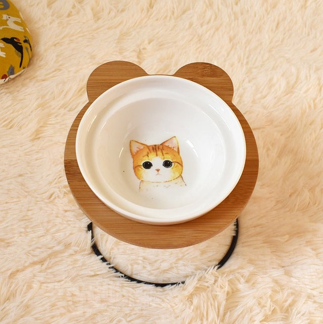 Ergonomische Voerbakhouder voor Katten